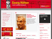 Tablet Screenshot of georg-haefner.de